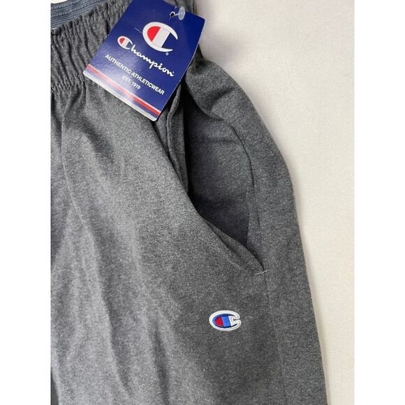 Champion Open Bottom Everyday Sweatpants Men XXL Gray P7309 NWT - Picture 3 of 10